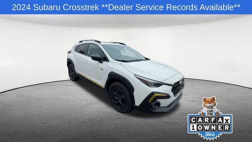 Crystal White Pearl 2024 Subaru Crosstrek Sport