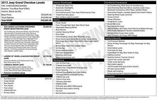 2013 Jeep Grand Cherokee Laredo