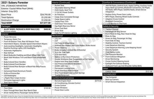 2021 Subaru Forester Base