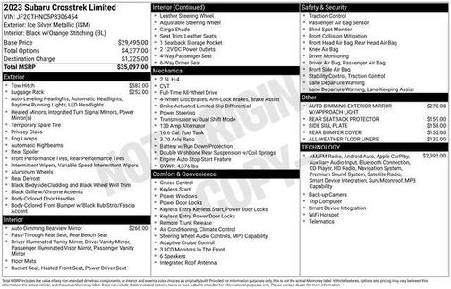 2023 Subaru Crosstrek Limited