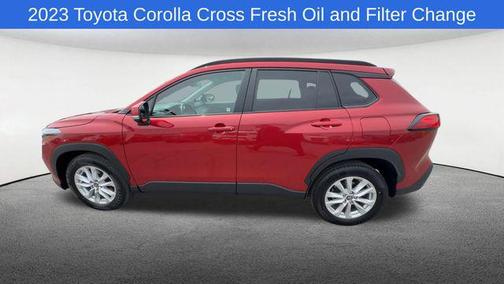 Barcelona Red Metallic 2023 Toyota Corolla Cross LE