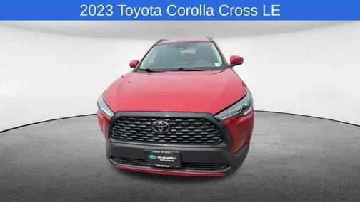 Barcelona Red Metallic 2023 Toyota Corolla Cross LE