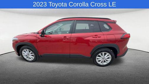 Barcelona Red Metallic 2023 Toyota Corolla Cross LE