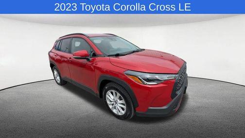 Barcelona Red Metallic 2023 Toyota Corolla Cross LE