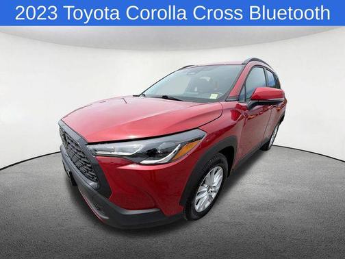 Barcelona Red Metallic 2023 Toyota Corolla Cross LE