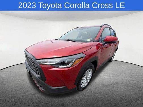 Barcelona Red Metallic 2023 Toyota Corolla Cross LE