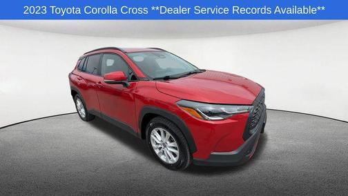Barcelona Red Metallic 2023 Toyota Corolla Cross LE