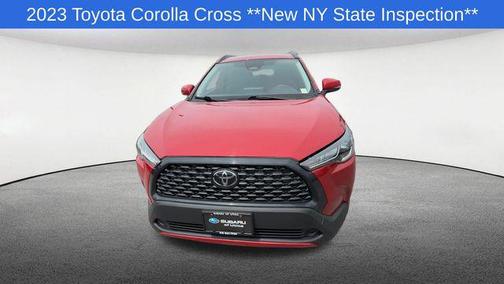 Barcelona Red Metallic 2023 Toyota Corolla Cross LE