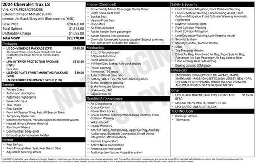 2024 Chevrolet Trax LS
