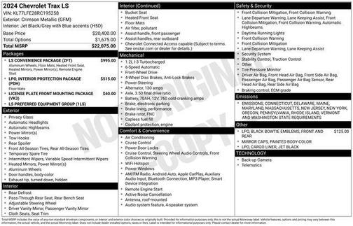 2024 Chevrolet Trax LS