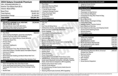 2024 Subaru Crosstrek Premium