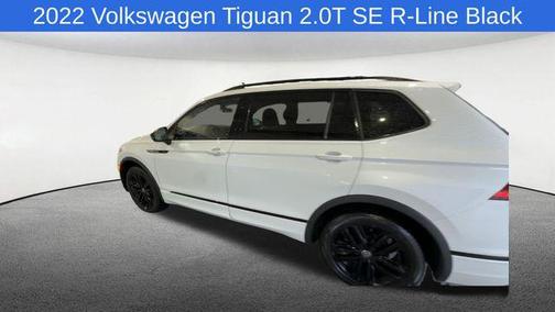 Pure White 2022 Volkswagen Tiguan 2.0T SE R-Line Black 4MOTION