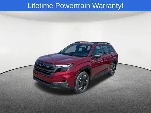 Crimson Red Pearl 2026 Subaru Forester Hybrid Premium