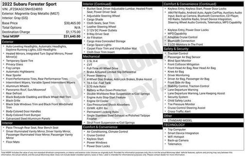 2022 Subaru Forester Sport