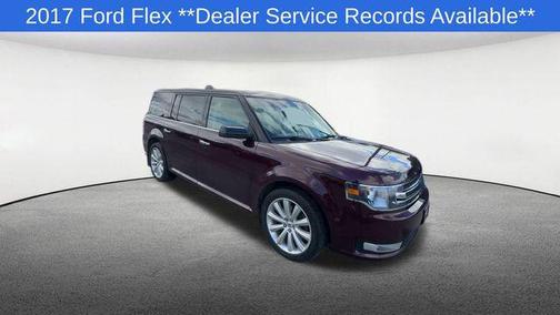 Burgundy 2017 Ford Flex SEL