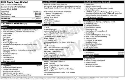 2017 Toyota RAV4 Limited