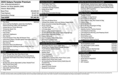 2025 Subaru Forester Premium