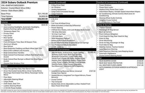 2024 Subaru Outback Premium