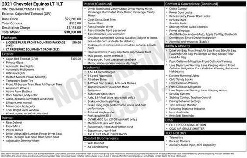 2021 Chevrolet Equinox 1LT