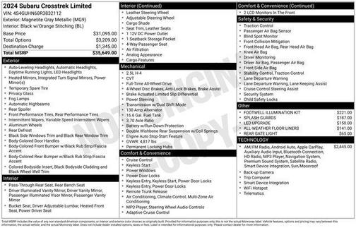 2024 Subaru Crosstrek Limited