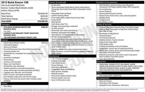 2015 Buick Encore Base