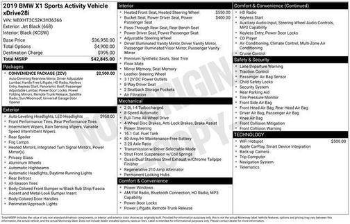2019 BMW X1 xDrive28i