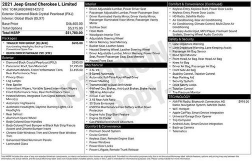 2021 Jeep Grand Cherokee L Limited