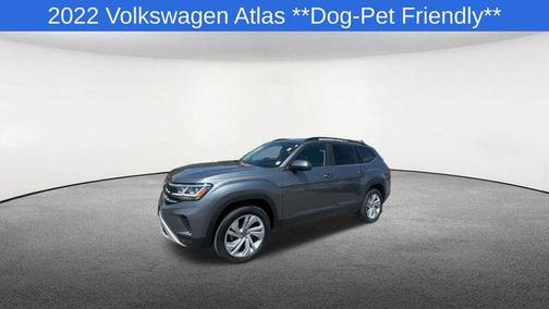 Platinum Gray Metallic 2022 Volkswagen Atlas 2.0T SE w/Technology 4MOTION