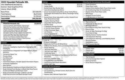 2022 Hyundai PALISADE SEL