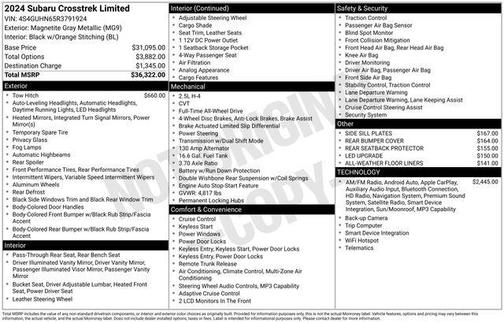 2024 Subaru Crosstrek Limited