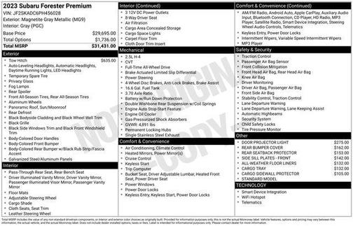 2023 Subaru Forester Premium