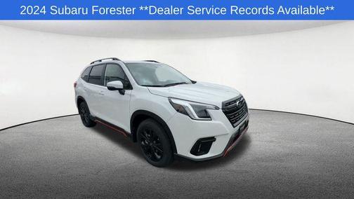 Crystal White Pearl 2024 Subaru Forester Sport