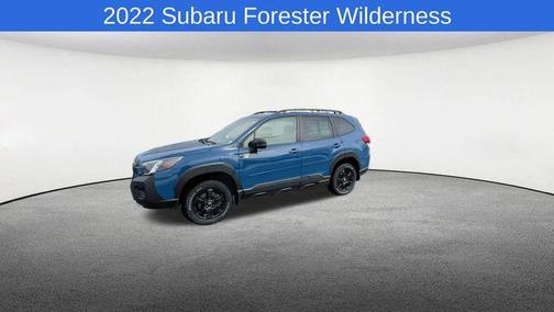 Geyser Blue 2022 Subaru Forester Wilderness