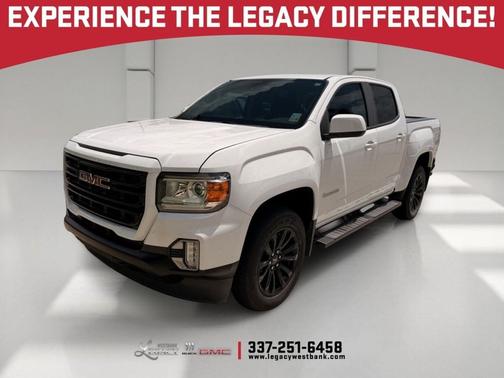 Summit White 2021 GMC Canyon Elevation