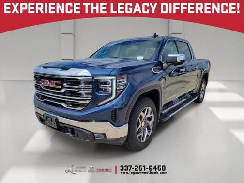 Pacific Blue Metallic 2023 GMC Sierra 1500 SLT