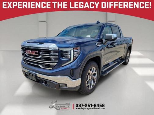 Pacific Blue Metallic 2023 GMC Sierra 1500 SLT