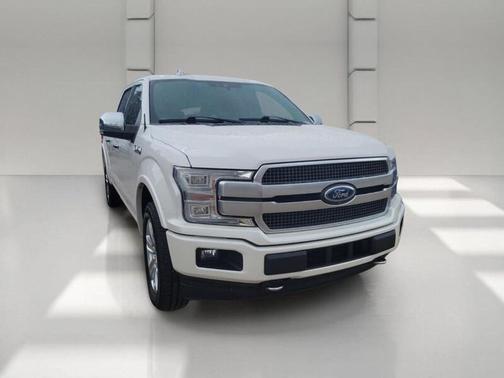 White Platinum Metallic Tri-Coat 2019 Ford F-150 Platinum