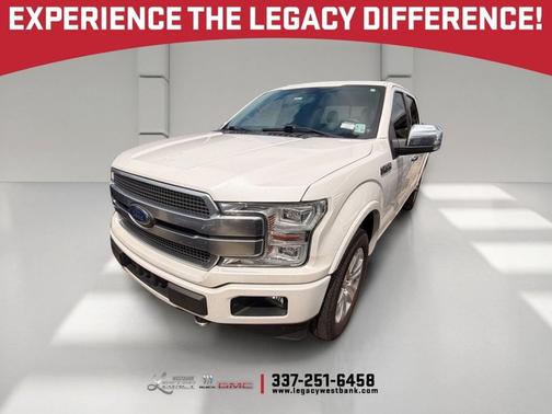 White Platinum Metallic Tri-Coat 2019 Ford F-150 Platinum