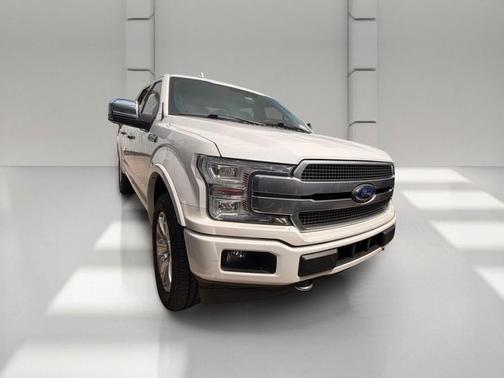 White Platinum Metallic Tri-Coat 2019 Ford F-150 Platinum