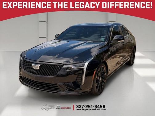 Midnight Steel Metallic 2023 Cadillac CT4 Luxury