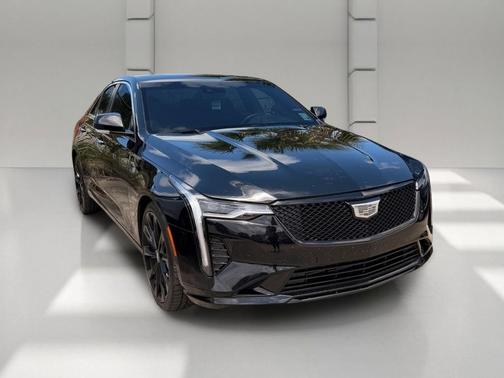 Midnight Steel Metallic 2023 Cadillac CT4 Luxury