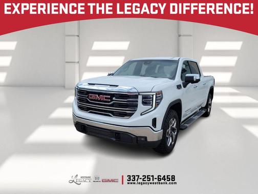 Summit White 2023 GMC Sierra 1500 SLT