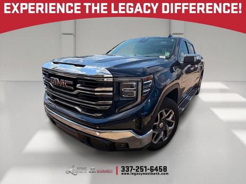 Pacific Blue Metallic 2023 GMC Sierra 1500 SLT