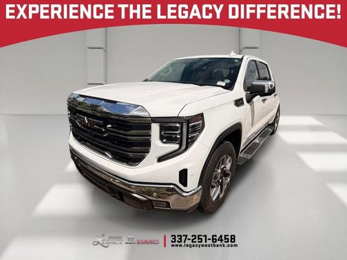 Summit White 2024 GMC Sierra 1500 SLT