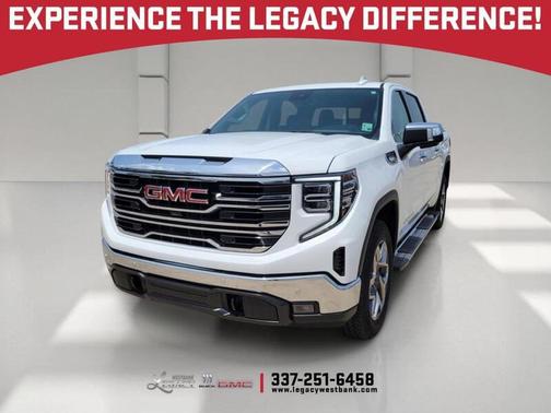Summit White 2025 GMC Sierra 1500 SLT