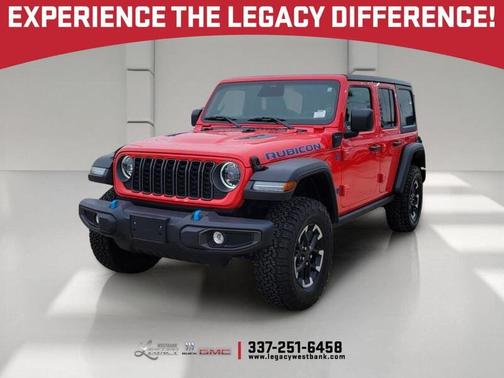 Firecracker Red Clearcoat 2025 Jeep Wrangler 4xe Rubicon