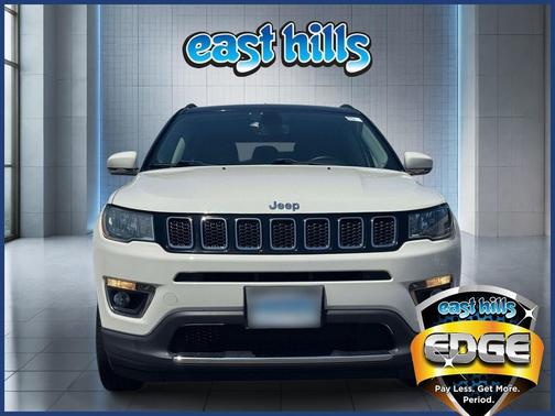 White Clearcoat 2019 Jeep Compass Limited