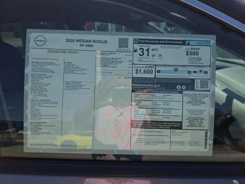 2026 Nissan Rogue SV