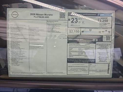 2026 Nissan Murano Platinum