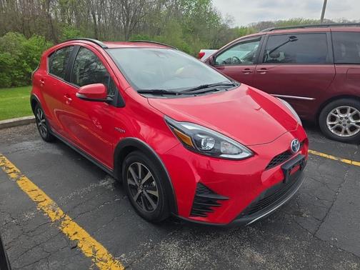 Absolutely Red 2018 Toyota Prius c One